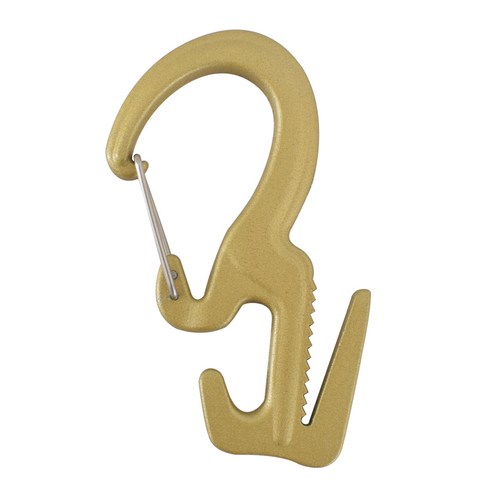 YSSHOP Carabiner 클립 스냅 스프링 걸쇠 후크 Keyring 캠핑 Karabiner 도구, 옐로우, 스틸