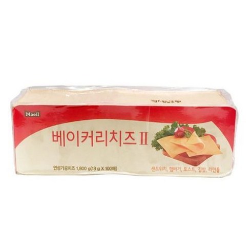 매일유업 슬라이스 치즈 100매 1.8kg, 1개, 1800g