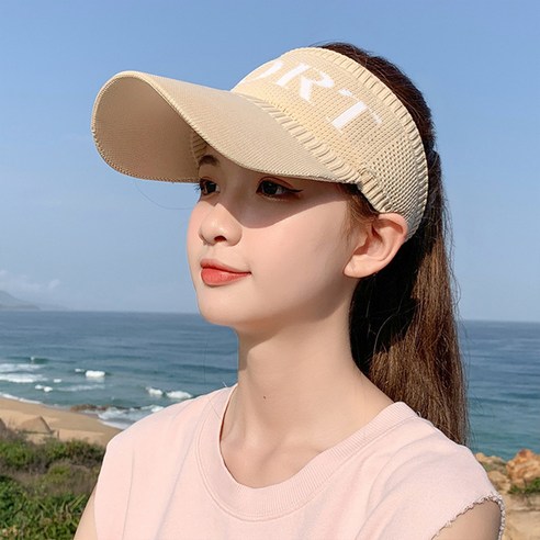 리카 여성용 여름 스포츠 썬캡 라이더 골프 모자
