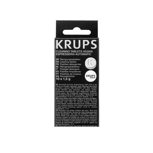 크룹스 테팔 커피머신 세정제 알약 세척제 10개입 Krups XS3000 Cleaning Tablets, 1ea