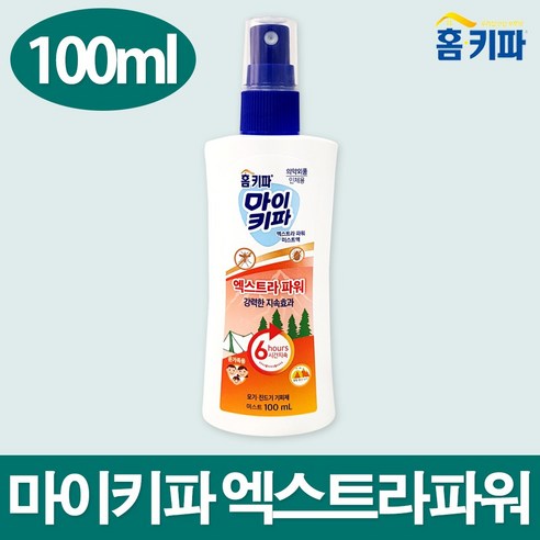 홈키파 마이키파 엑스트라 파워 모기기피 미스트, 100ml, 3개