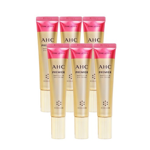 AHC 홈쇼핑 동일 ahc 아이크림 시즌12 로즈 앰플인 육각존 40ml 6개, AHC 아이크림 시즌12 40ml 6개, free