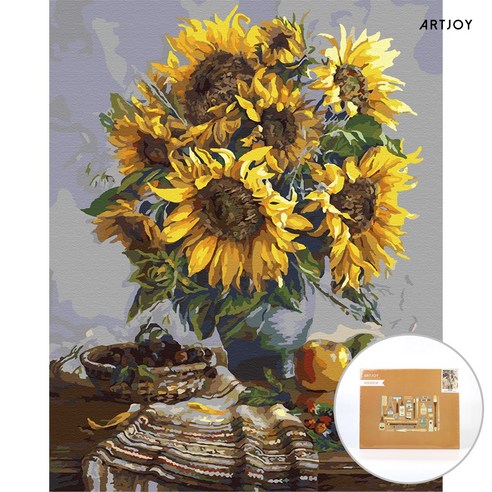 아트조이 명화그리기 DIY 해바라기 정물 2 40x50 G437, 해바라기 정물2, 1개