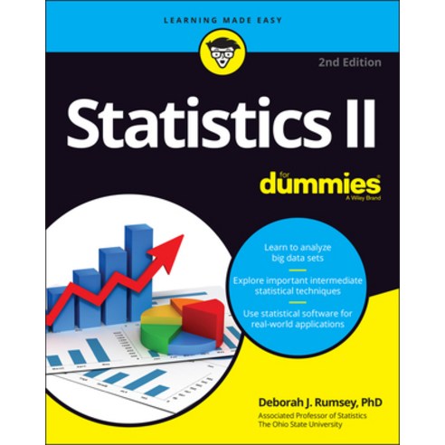 (영문도서) Statistics II for Dummies Paperback, English, 9781119827399