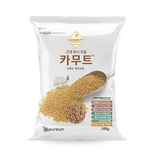 카무트 고대곡물 이집트 호라산밀, 1개, 500g