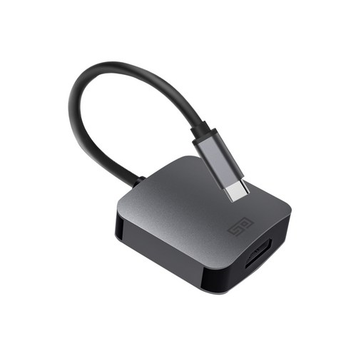 쏘코리아 C to HDMI 어댑터 변환젠더 컨버터 MHL 삼성덱스 4K 60Hz 갤럭시 미러링, 블랙