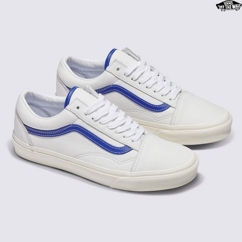 [반스VANS] 레더 Old Skool 올드스쿨 블루 VN0007NTZ5D 남여공용 데일리슈즈 현대백화점