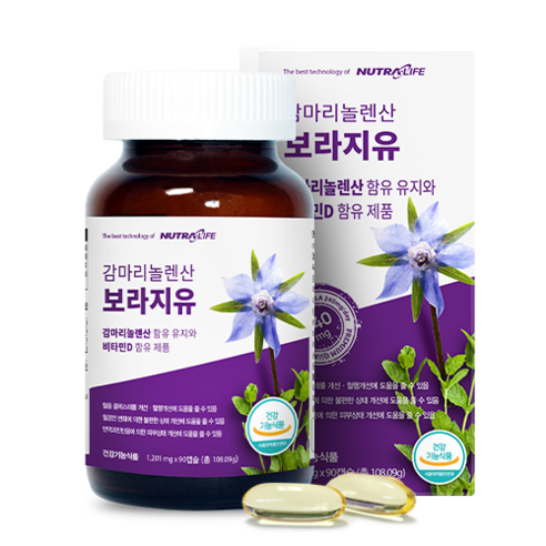 뉴트라라이프 감마리놀렌산 보라지유, 90g, 3개