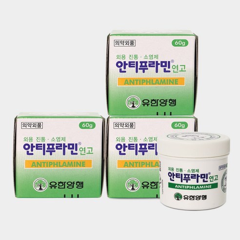 안티푸라민 60g x 3개 바르는 파스 진통소염제, 9개