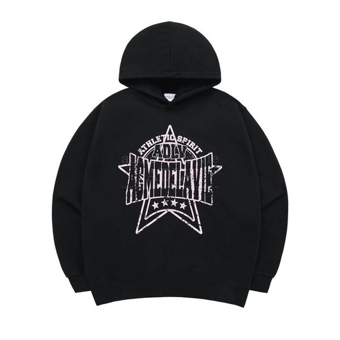 아크메드라비 PREPPY LOGO CRACK PRINTING HOODIE BLACK 프레피크랙로고후드 블랙 HDPLCR-BLK 768596 - 티셔츠 | 쿠팡