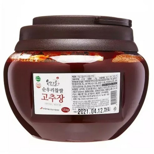 고추마을 영광 옥당고을 순우리찹쌀고추장 1.5kg