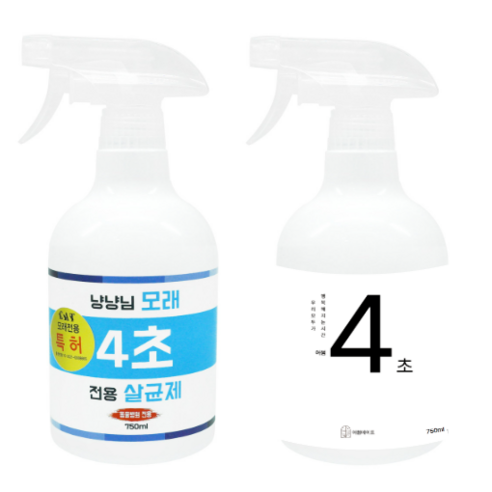 어썸4초 고양이 모래 살균제 탈취제, 없음, 1개, 750ml