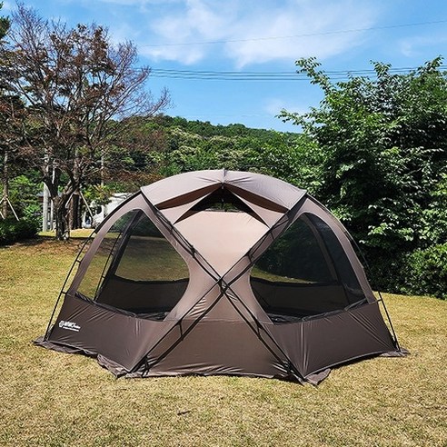 자연을 담은 아늑함, 위오 야크돔350 코요테로 완성하는 특별한 캠핑