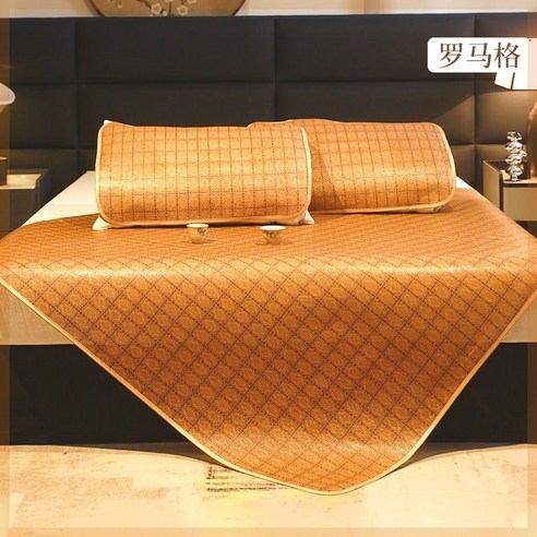천연 가정용 접는 실크 물세탁가능 멍석 우드카페트, T27-120x190 단석로마그-접이식 나체