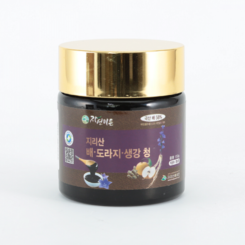 배 도라지 생강 청 배청 약도라지청, 1개, 150g