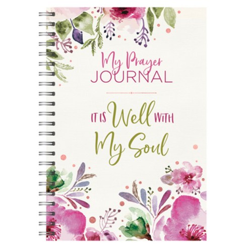 (영문도서) My Prayer Journal: It Is Well with My Soul Spiral, Barbour Publishing, English, 9781643529721