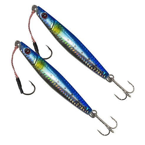 씨케이 홀로그램 메탈 지그 2개 세트: 낚시의 새로운 패러다임 방어메탈