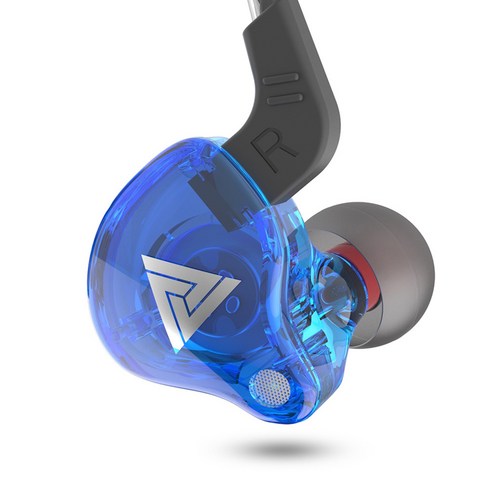 dodocool QKZ AK6 스포츠 이어폰 인이어 유선 제어 휴대전화 헤드셋(밀 중저음 포함), 파란색