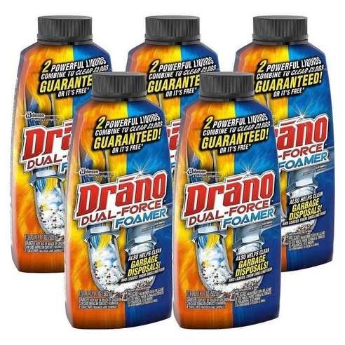 드라노 듀얼포스 포머 배수구 세정제 Drano Dual-Force Foamer Clog Remover - 배수구세정제 | 쿠팡
