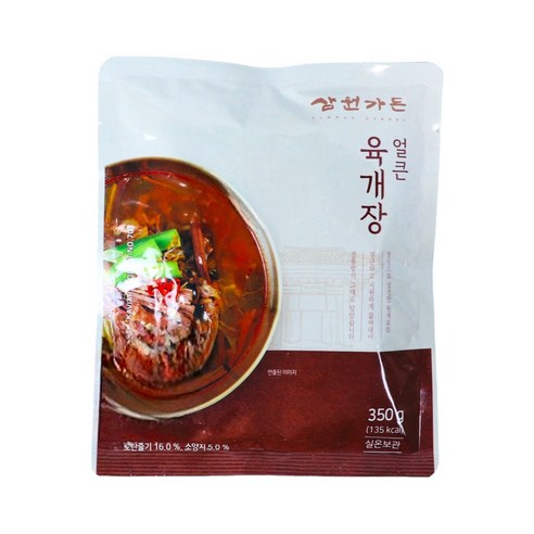 [홈쇼핑] [빠른배송] 삼원가든 얼큰 육개장, 2개, 350g