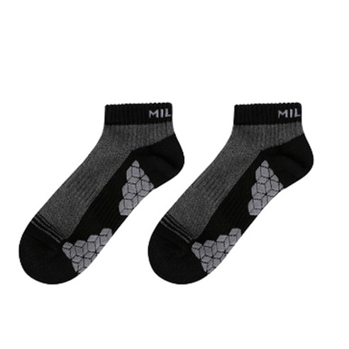 밀레 *MILLET* 공용 등산 및 스포츠활동 심플리 하이킹 삭스_스니커즈-MXSXO906 #쿠션 발목양말 #벗겨짐 방지
