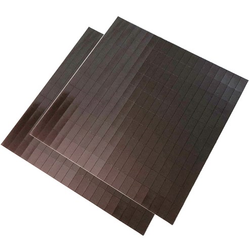 [제이스마그네트] 접착 조각 고무자석 시트 300x300 판, 2p세트 30x15x1T_400조각, -