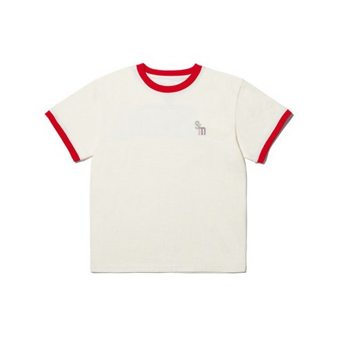 매장정품 브라운브레스키즈 반팔티 KIDS RIB POINT T-SHIRTS - CREAM