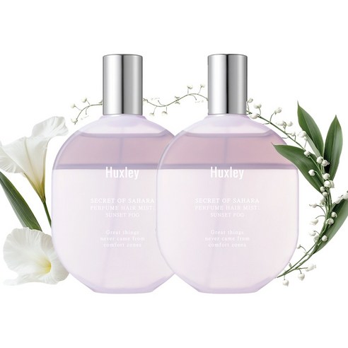 헉슬리 퍼퓸 헤어 미스트 선셋포그, 100ml, 2개