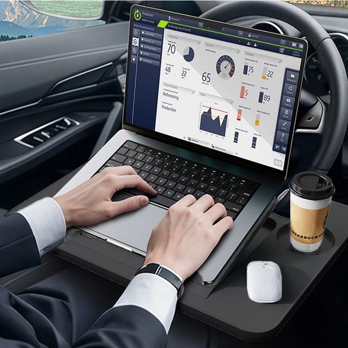 운전석을 나만의 스마트 오피스로: 각도 조절 차량용 테이블