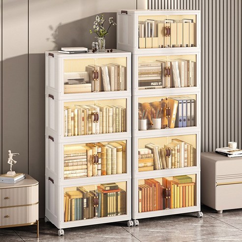 리빙톤이동식폴딩수납장 리빙톤이동식폴딩수납장 리벤스 멀티 폴딩 리빙박스 56L 대형, 블랙, 1개 솔로스 접이식 수납장 6사이즈 5단/4단/3단/2단/1단 반투명 이동식 거실장 조립형 협탁 회전 바퀴 옷장, 3단