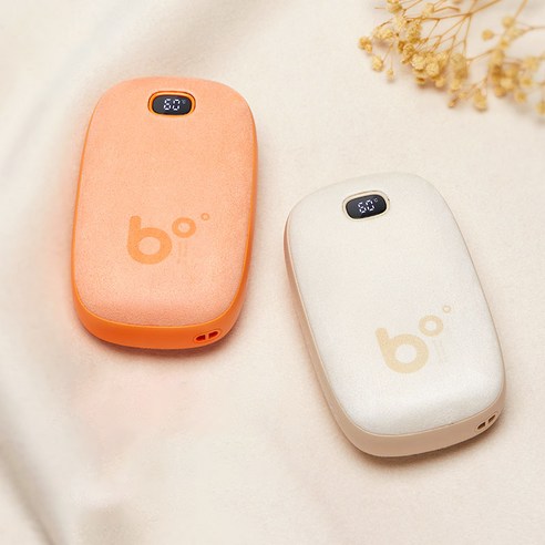 휴대용 손난로 보조배터리 2in1 양면발열 캐미시어 손난로 3단 온도조절 방한용품