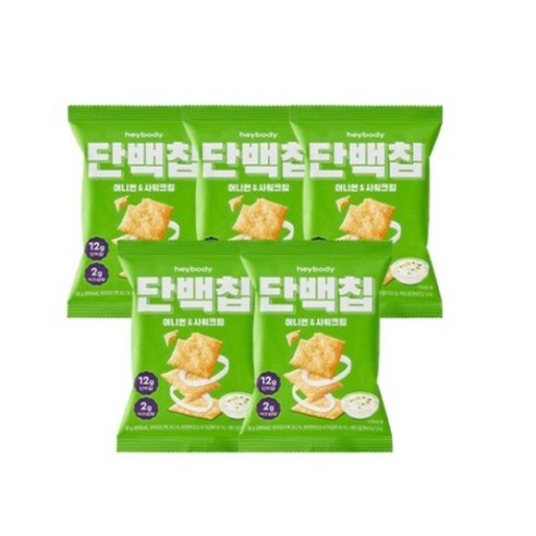 헤이바디 단백칩 어니언&사워크림, 50g, 6개 단백질과자 Best Top5