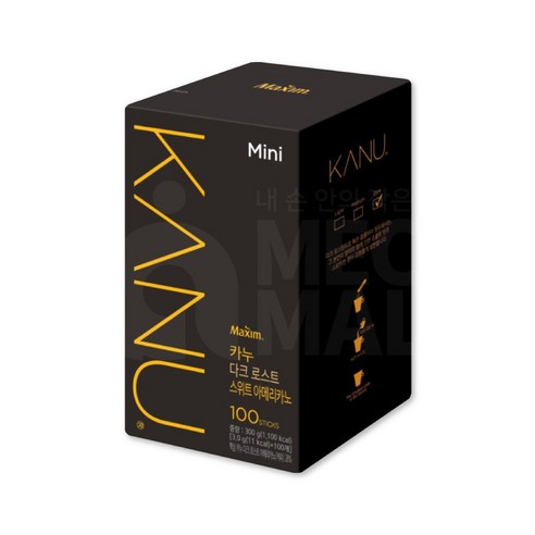 카누 미니 다크로스트 스위트 아메리카노 100T, 100T x 1개, 1개, 3g, 100개입