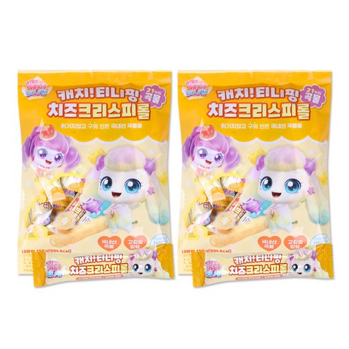 해호 캐치티니핑 치즈 크리스피롤 150g, 2개