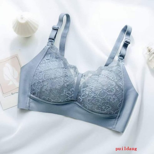 유방 수유 끈이없는 임산부 속옷 여성 얇은 반지없는 브래지어 버클