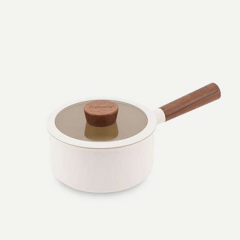 우드핸들 인덕션 세라믹코팅 편수냄비 양수냄비, 시그니처 18cm 편수냄비, 1개