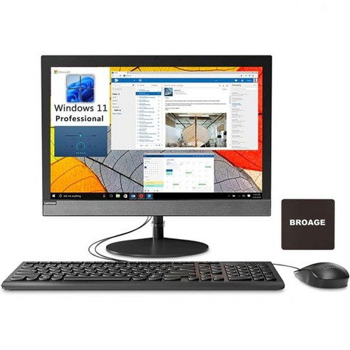 Lenovo 레노버 V130 AIO 19.5 WXGA 비즈니스 올인원 데스크톱 컴퓨터 Intel Celeron J4025 8GB DDR4 RAM 1TB SSD DVDRW WiF, 8GB DDR4 RAM/ 2TB SSD