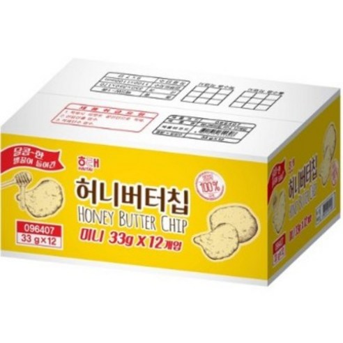 허니버터칩 미니 12p, 33g, 12개