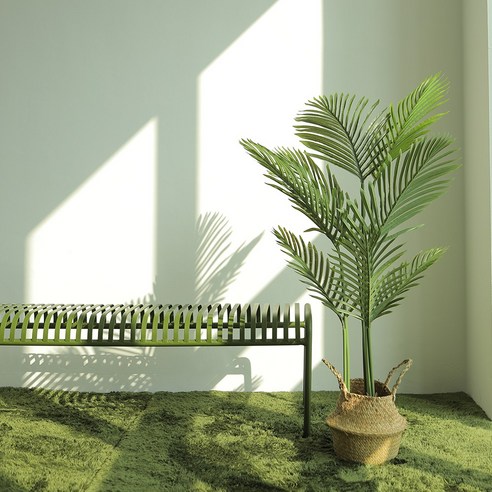 북유럽의 순수한 자연미를 완벽하게 구현한 디아펠리즈 플라워 북유럽 아레카야자 조화 나무