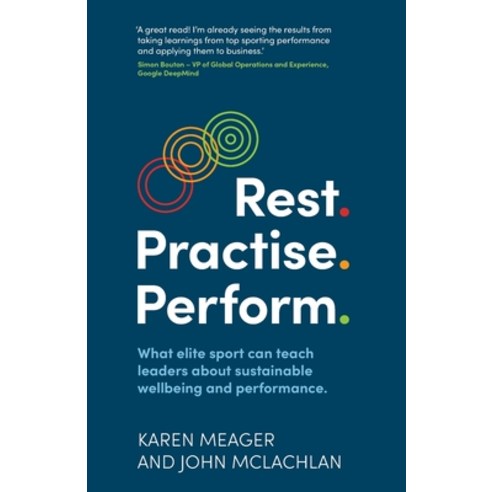 (영문도서) Rest. Practise. Perform.: What elite sport can teach leaders about sustainable wellbeing and ... Paperback, Right Book Press, English, 9781915483270