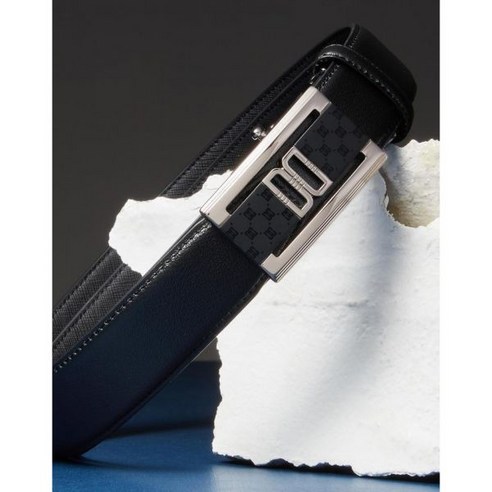 닥스 롱벨트DD&DD닥스 블랙 DD장식 소가죽 무광버클 자동벨트358742