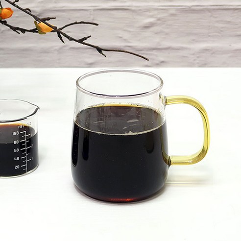 세련되고 실용적인 홈카페를 위한 샤르망 홈카페 투명 내열유리컵