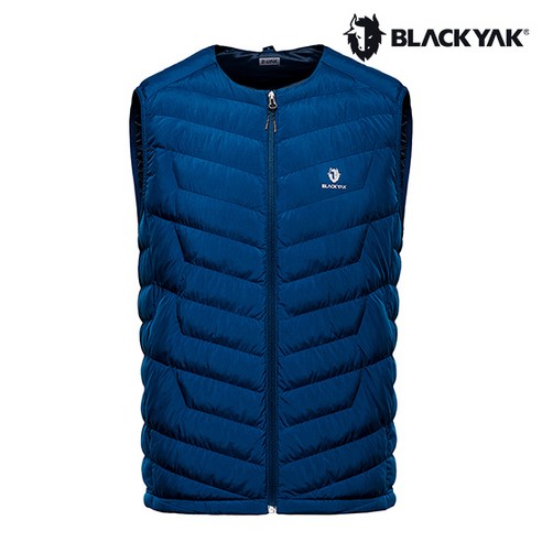 [블랙야크] 남성 베이직 라운드넥 볼패딩베스트