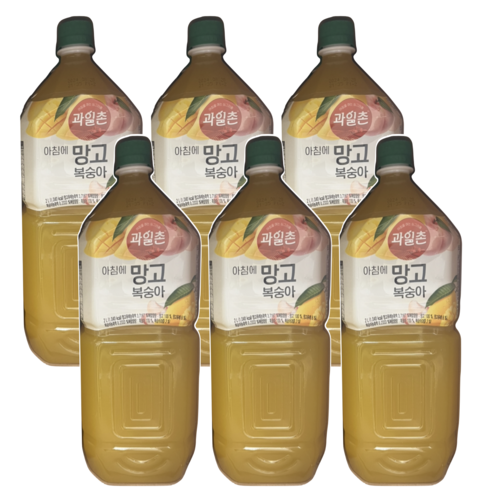 상큼한 아침을 여는 과일촌 아침에 망고복숭아!