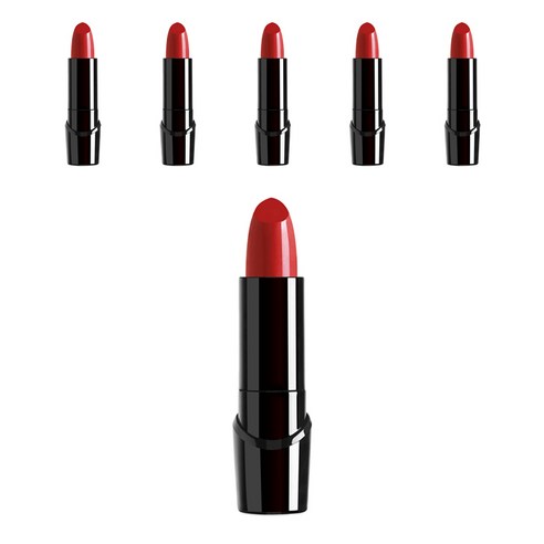 웻앤와일드 실크 피니쉬 립 컬러 3.6g, Raging Red, 6개