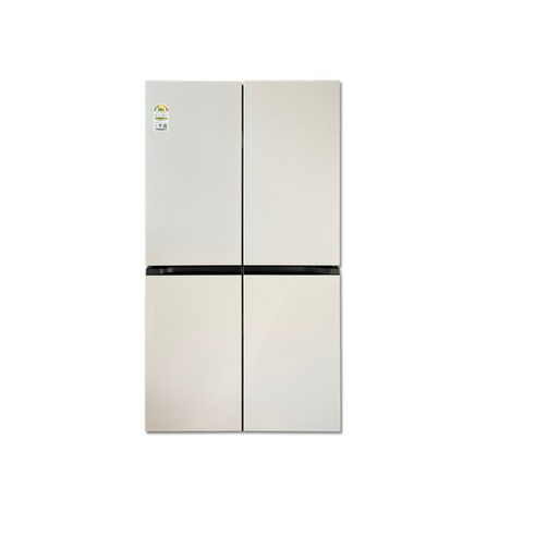 [색상선택형] LG전자 디오스 오브제컬렉션 4도어 냉장고 메탈 870L 방문설치 오브제컬렉션 베이지 + 베이지, T873MEE012 섬네일
