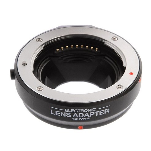AFBEST 파나소닉 미니 4/3 MMF3 마운트 카메라용 올림푸스 OM-D E-M1용 포서즈 렌즈용 자동 초점 렌즈 어댑터 링, 검정