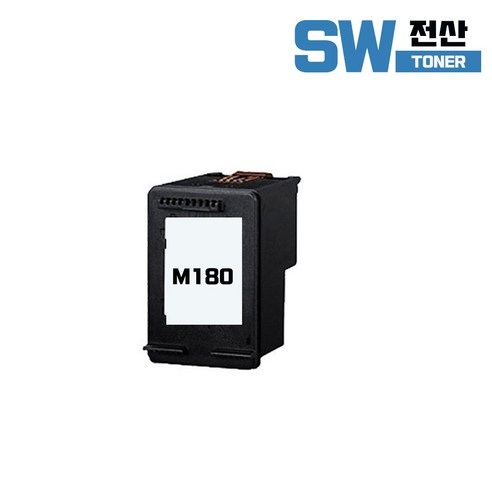   삼성 INK-M180 SL-J1660 J1665 J1663 J1770FW 재생 잉크 검정, M180 검정 [정품용량 3배], 1개