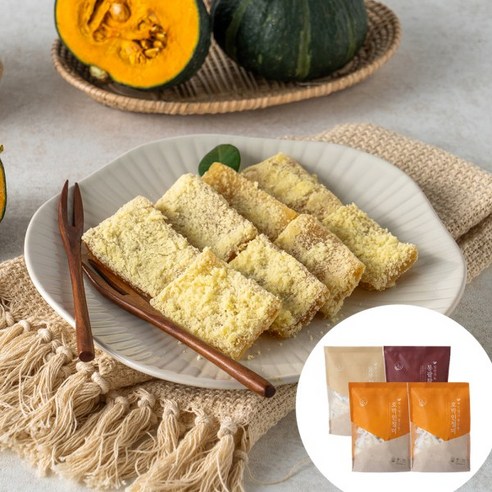 eTV 창억떡 3종 세트(40개)_호박인절미2봉동부찰떡1봉통팥찰떡1봉, 1