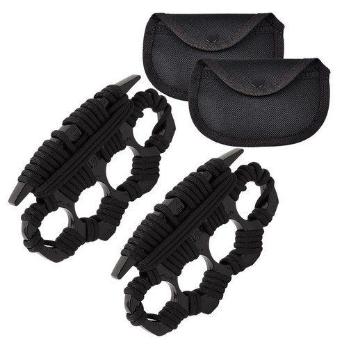 티렉스 호신용 너클 2P + 파우치 2P 세트 KN-05038, 1세트